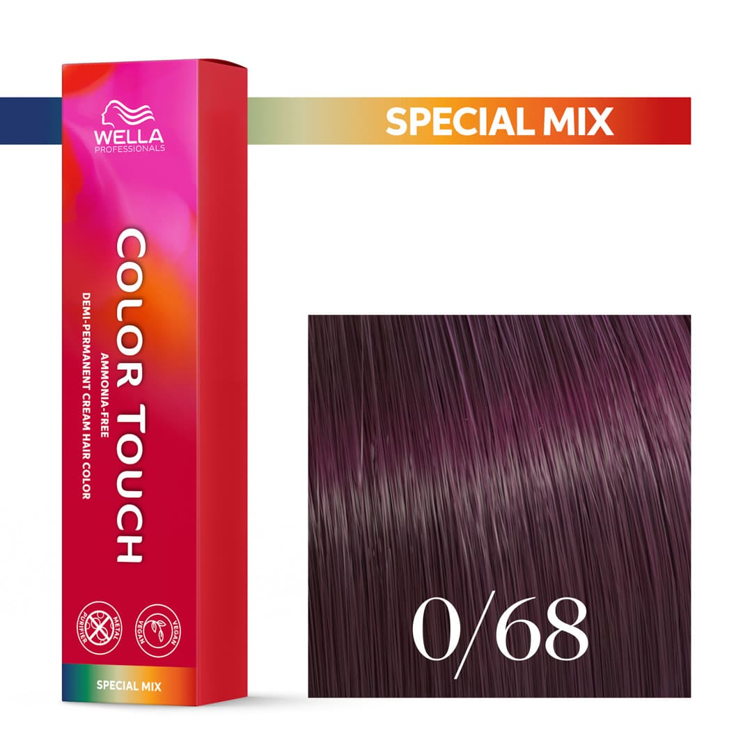 Wella Color Touch, krem tonujący bez amoniaku, 0/68