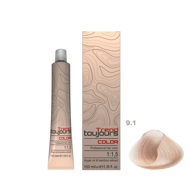 Professional Color Care, farba do włosów, 9.1
