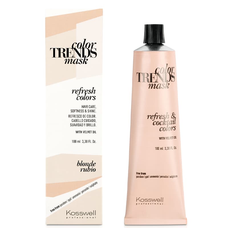 Color Trends Mask, kremowa farba do półtrwałej koloryzacji, blonde