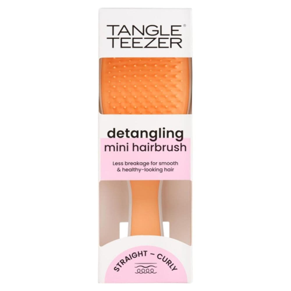Mini ultimate detangler, mini szczotka do rozczesywania, ice blue&sweet orange