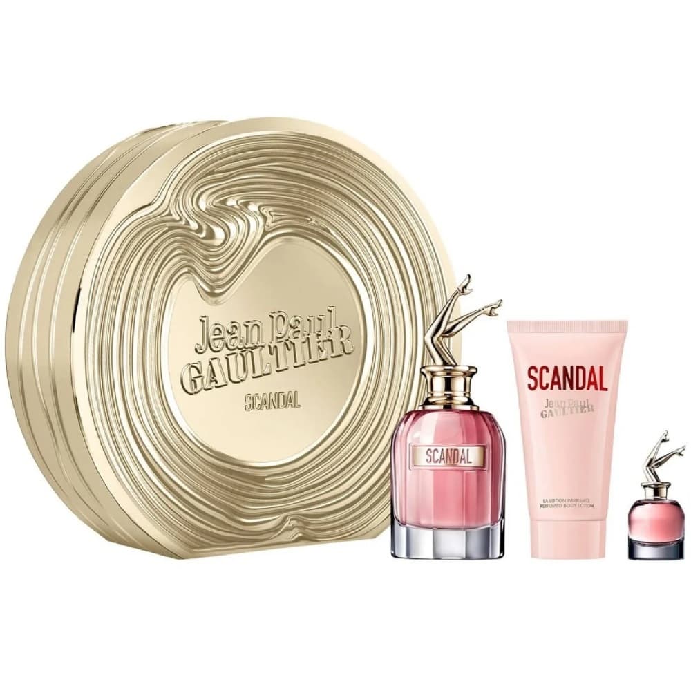 Scandal zestaw woda perfumowana spray + woda perfumowana spray + balsam do ciała (W)