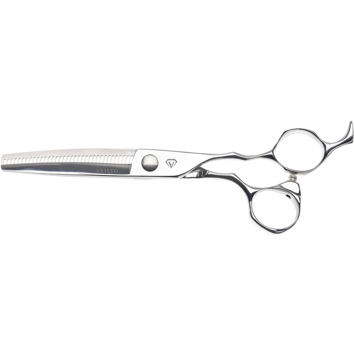 Cut Like a Diamond Makoto, degażówki fryzjerskie offsetowe 6.0", stal nierdzewna, ergonomiczne, profesjonalne