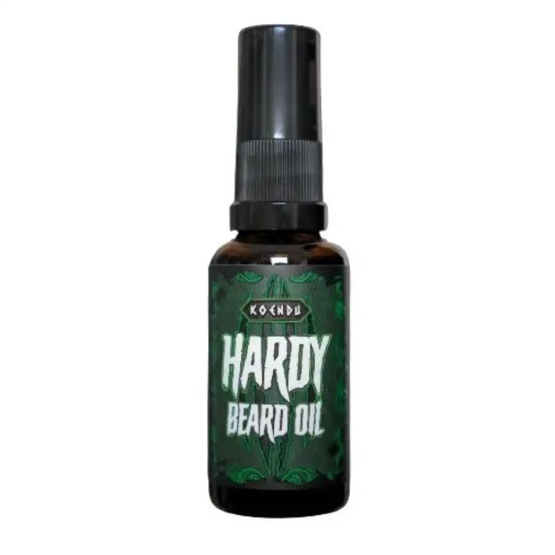 Hardy Beard Oil, wegański olejek do brody o zapachu imbiru