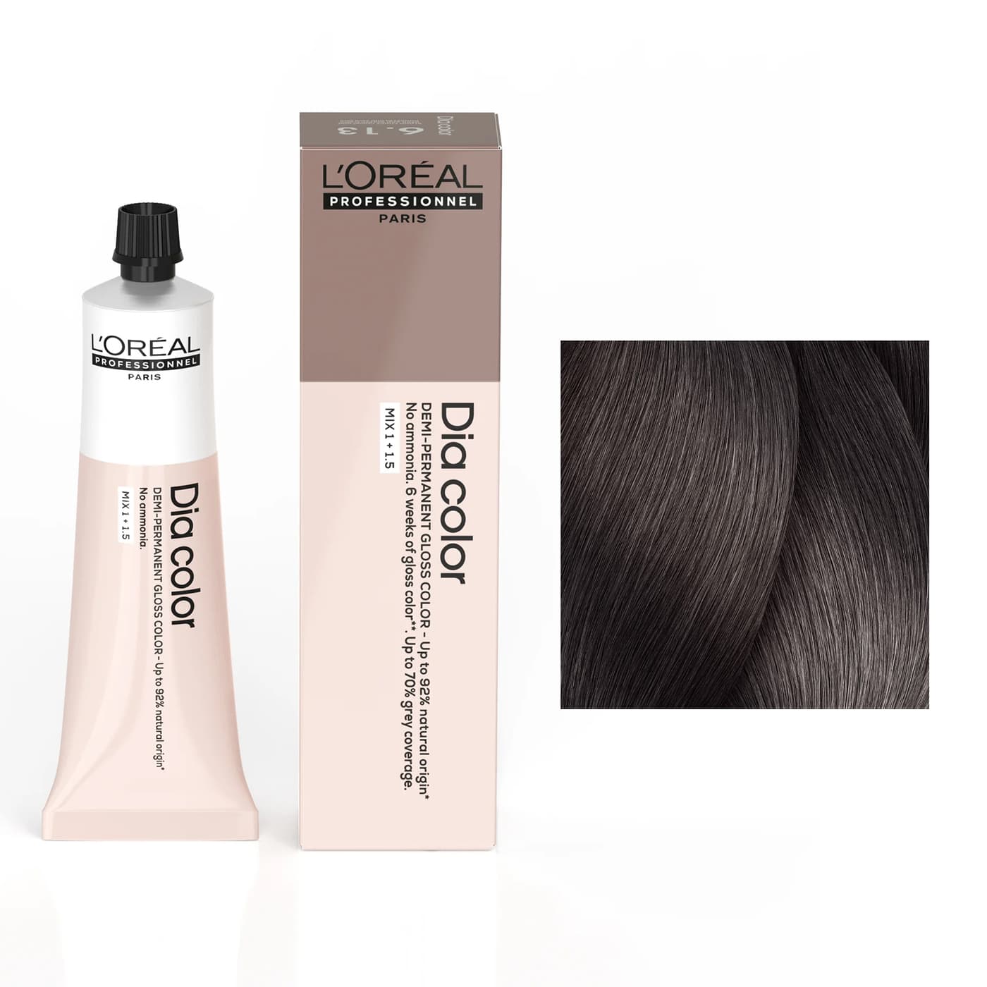 Dia Color demi-permanent ammonia-free color #4.12