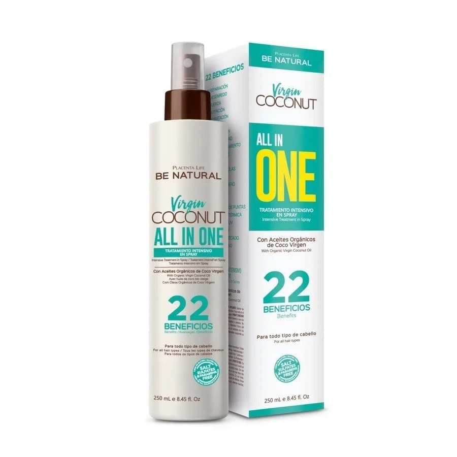 Coconut Virgin Coconut Be Natural, rewitalizująca odżywka w sprayu all-in-one