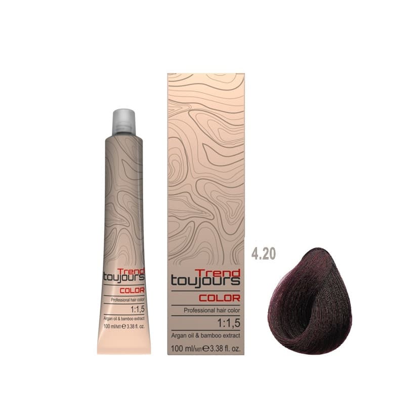 Professional Color Care, farba do włosów, 4.20