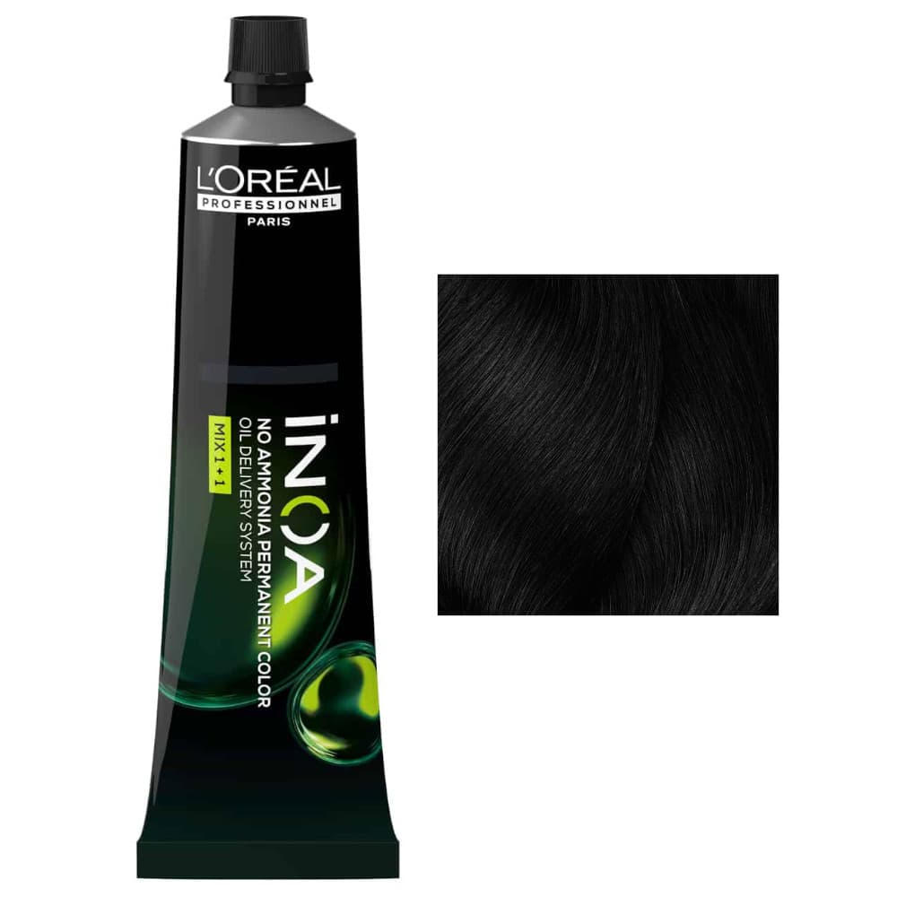 Loreal Inoa, farba do włosów w kremie bez amoniaku, 1