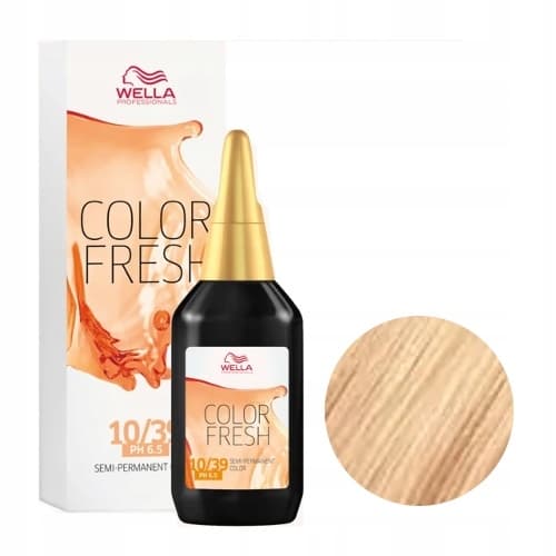 Wella Color Fresh, farba demipermanentna do włosów, 10/39