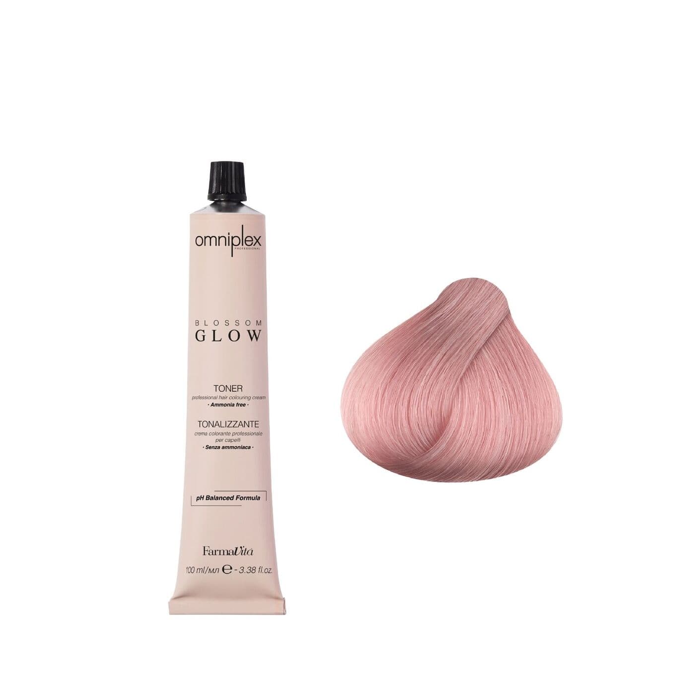 Toner Omniplex Blossom Glow Pink, toner do włosów bez amoniaku, różowy