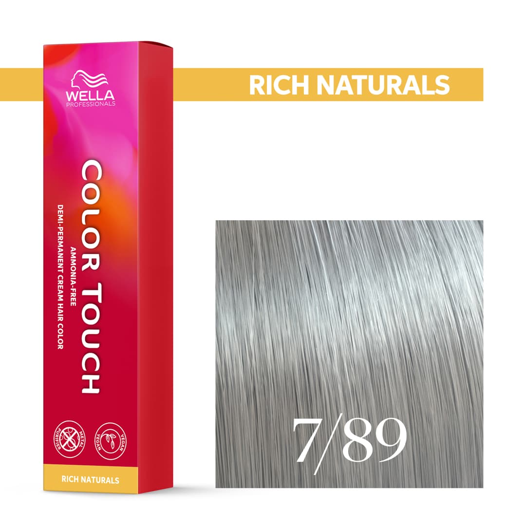 Wella Color Touch, krem tonujący bez amoniaku, 7/89