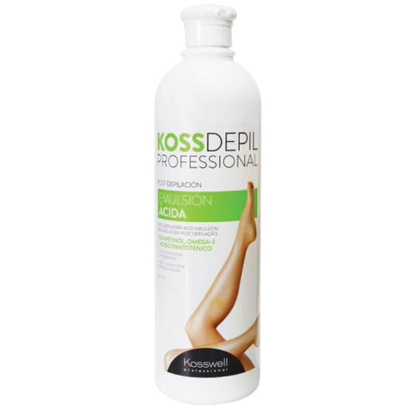 Kosswellsdepil Emulsion Ácida, łagodząca emulsja do ciała po depilacji
