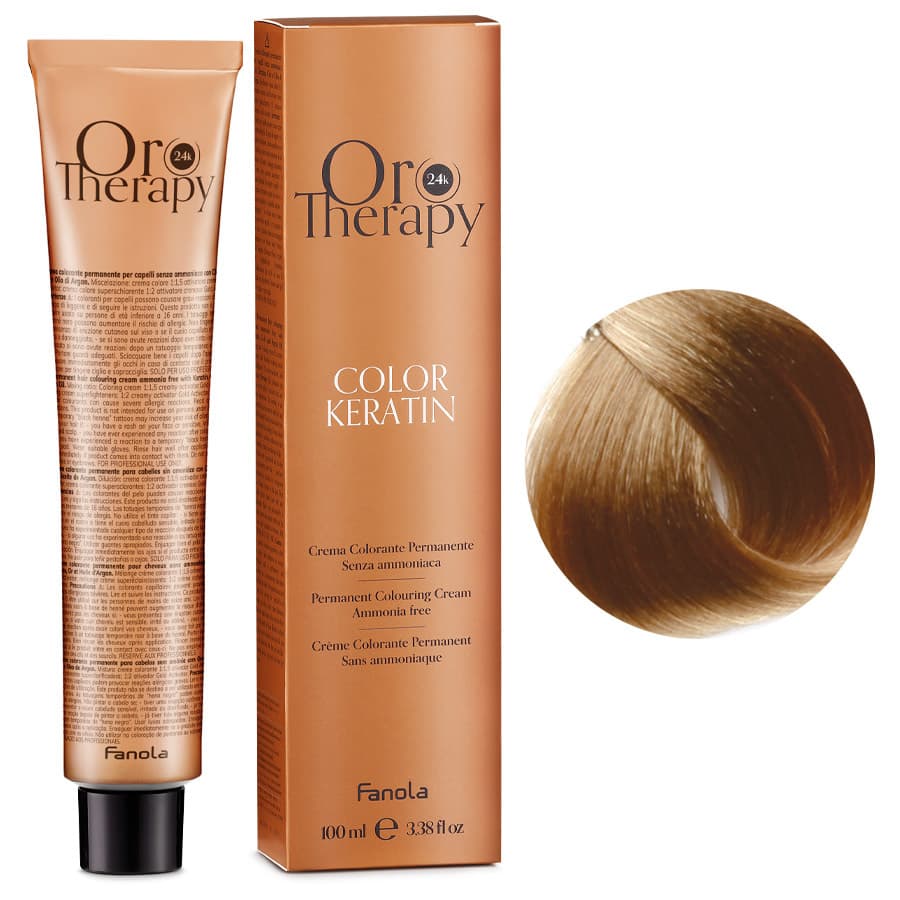 ORO THERAPY COLOR KERATIN Farba do włosów bez amoniaku - 9.0