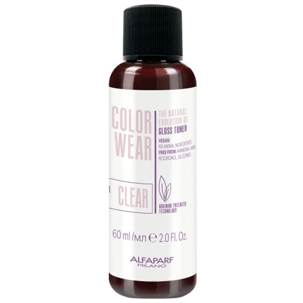 Color Wear Gloss, toner do włosów bez amoniaku,, clear