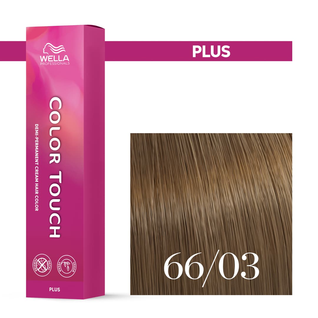Wella Color Touch Plus, intensywny krem tonujący, 66/03