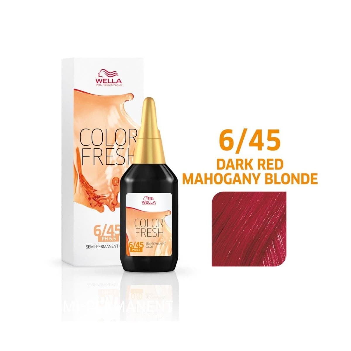 Wella Color Fresh, farba demipermanentna do włosów, 6/45