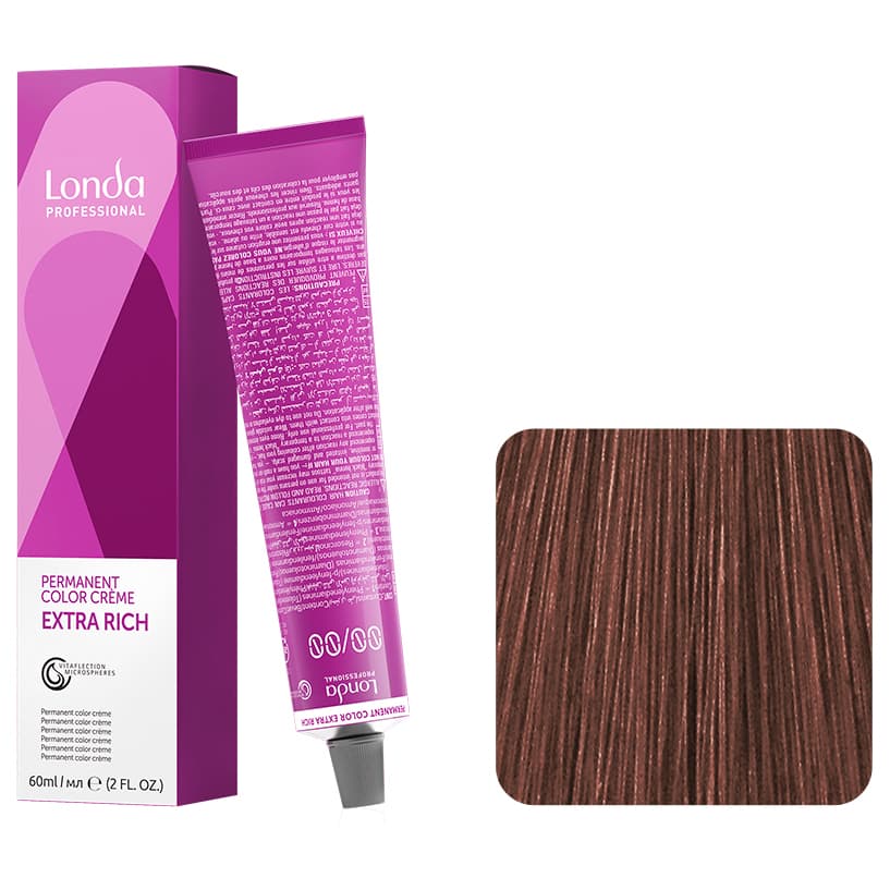 Londa Color Permanent, farba do włosów, 7/74
