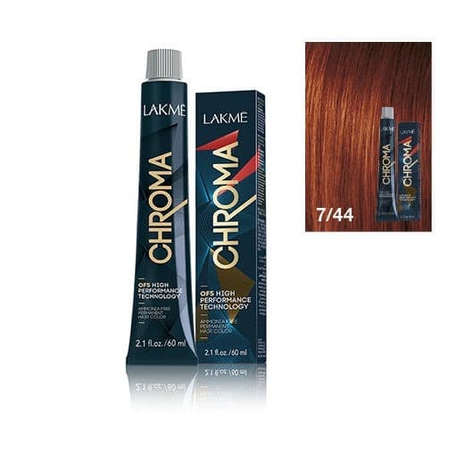 Chroma, farba do włosów o łagodnej formule, 7/44