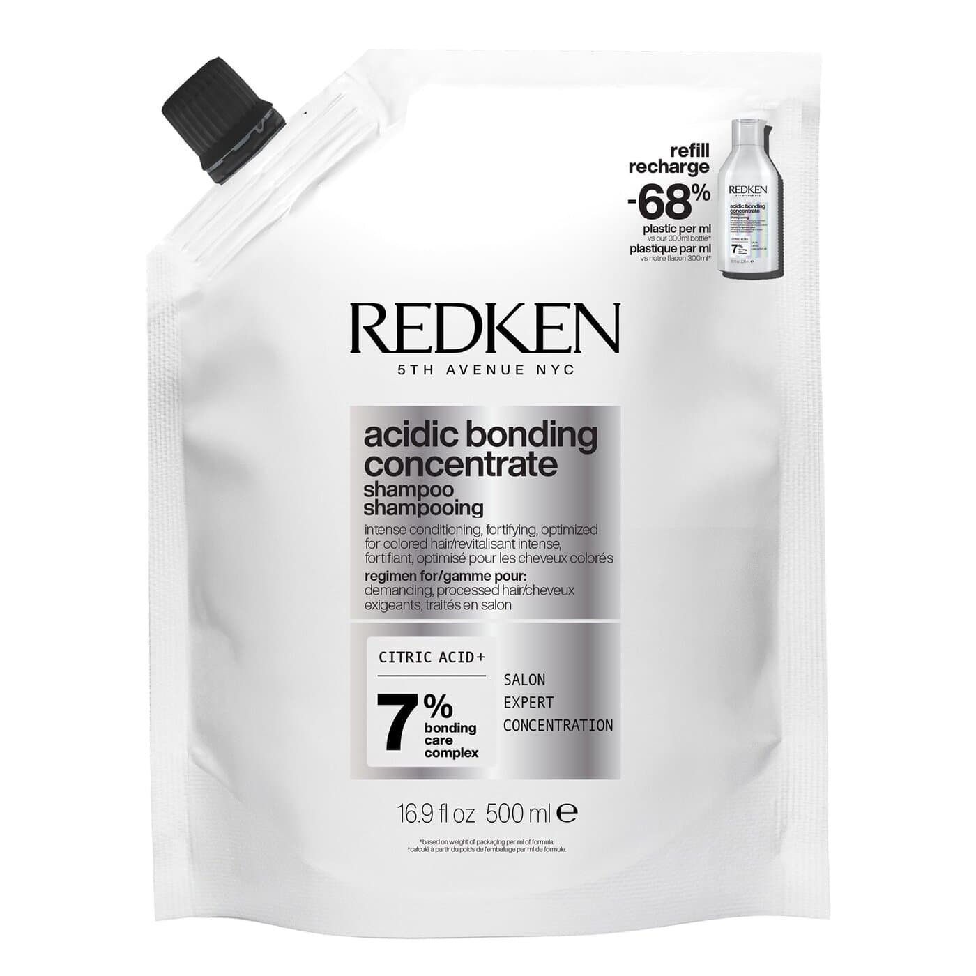 Acidic Bonding Concentrate, szampon wzmacniający do włosów zniszczonych, refill
