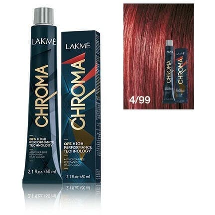 Chroma, farba do włosów o łagodnej formule, 4/99