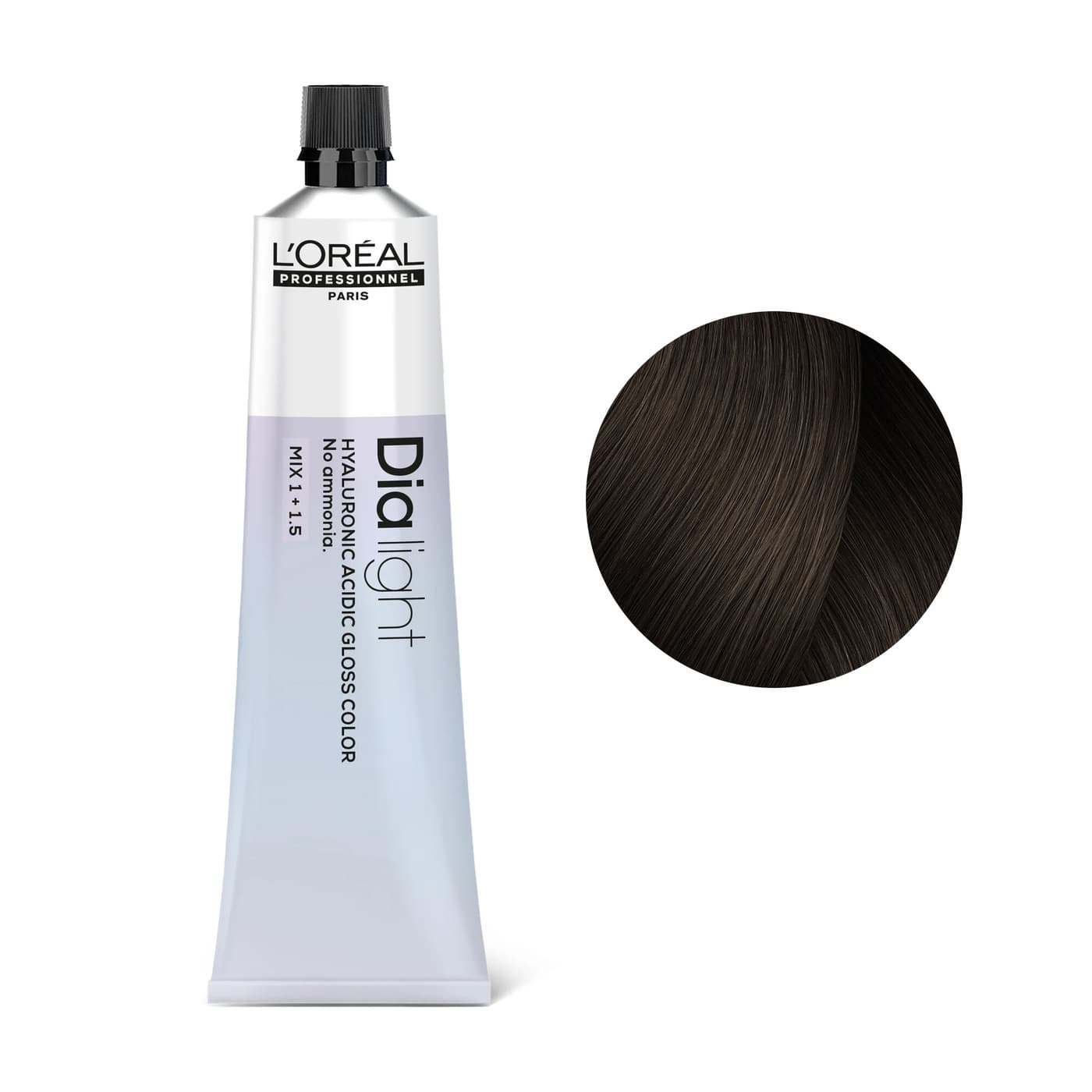 Loreal Dia Light, krem koloryzujący z kompleksem hialuronowym, 6.8