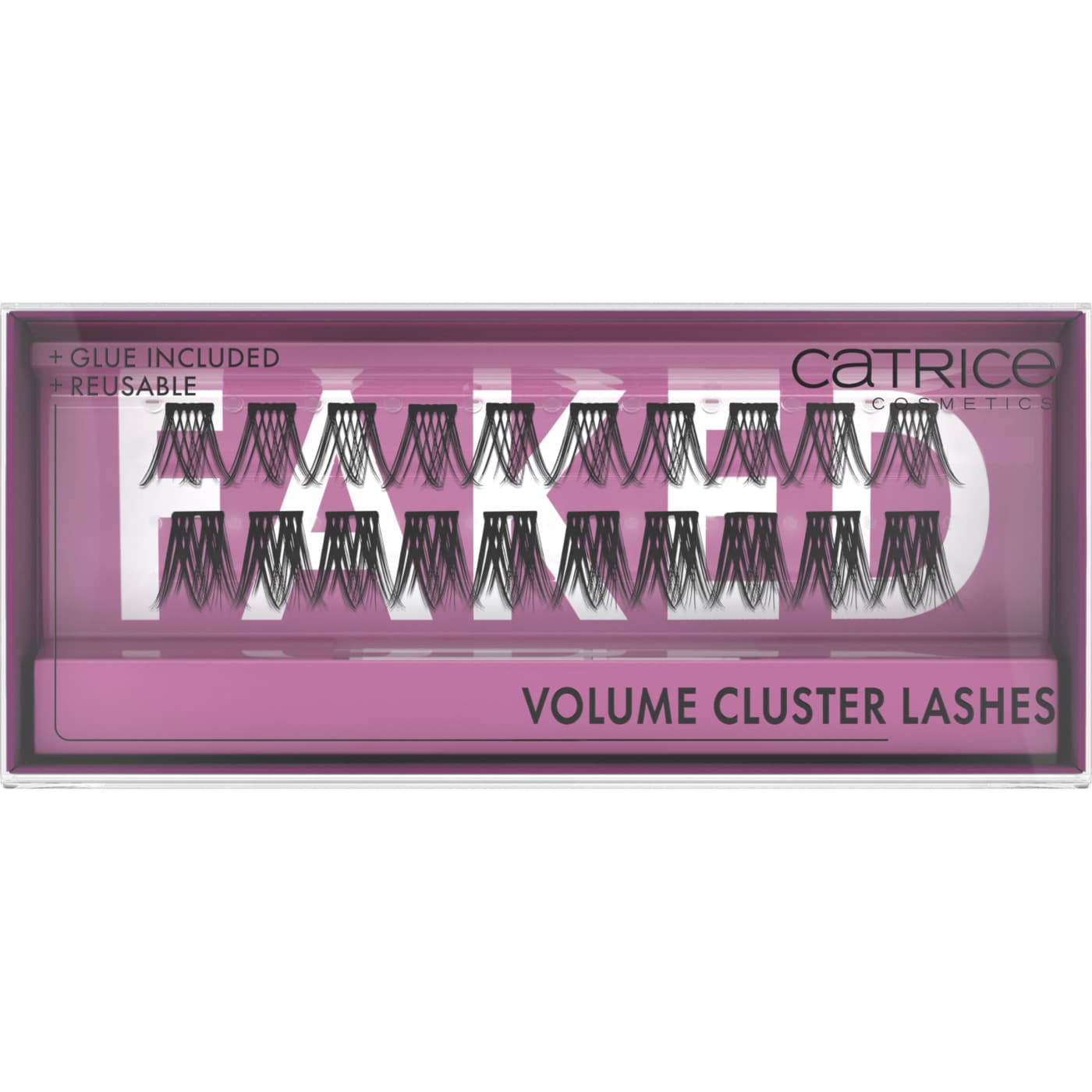 Faked Volume Cluster Lashes, sztuczne rzęsy z klejem