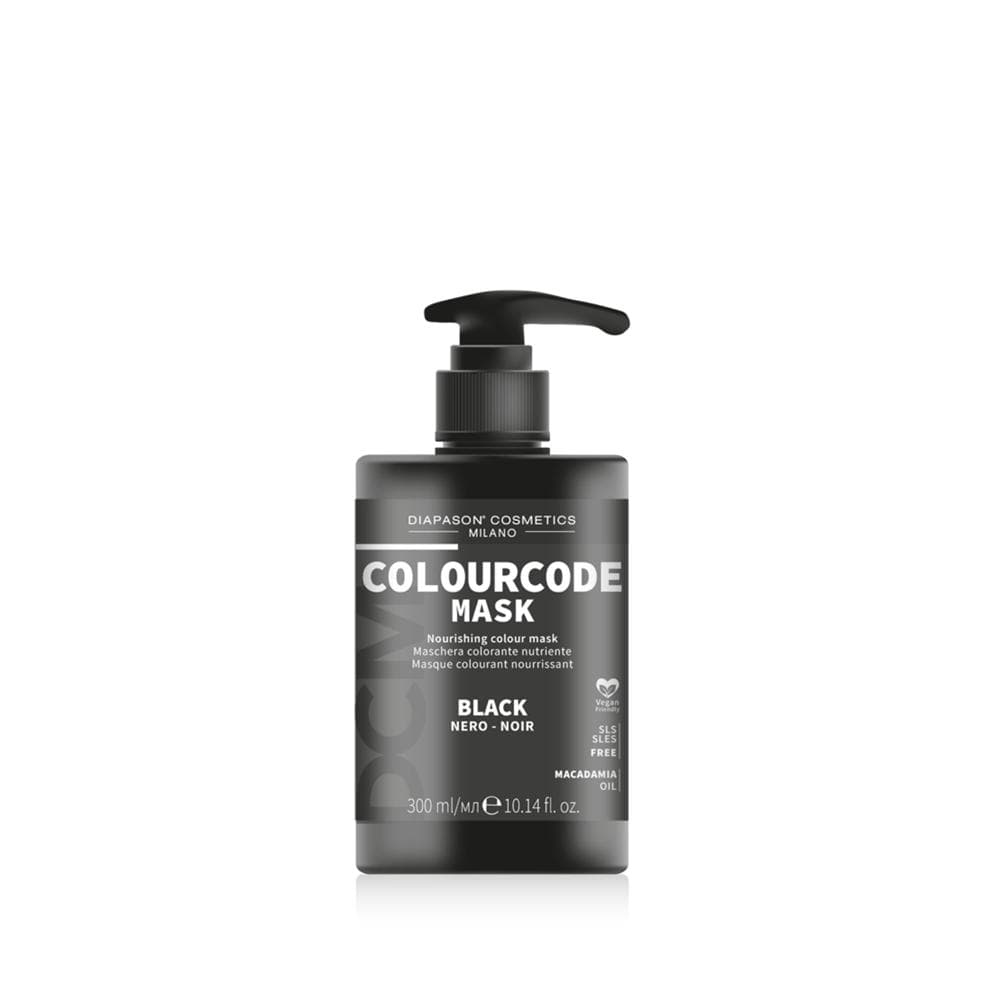 Diapason Color Mask, maska koloryzująca do włosów, Czarna