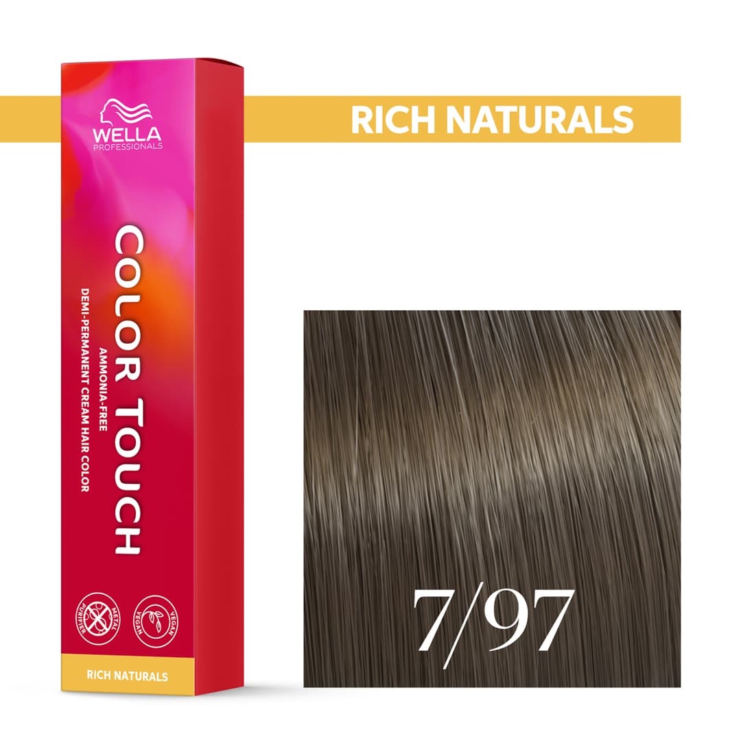 Wella Color Touch, krem tonujący bez amoniaku, 7/97
