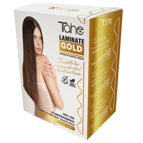 Laminate Gold Bioplastia Pack, zestaw do pielęgnacji włosów po zabiegu (Szampon + Maska + Krem do stylizacji)