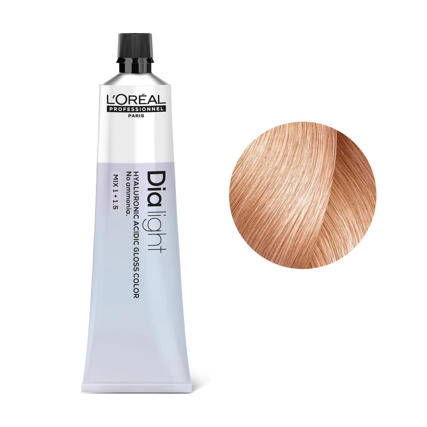 Loreal Dia Light, krem koloryzujący z kompleksem hialuronowym, 10.24