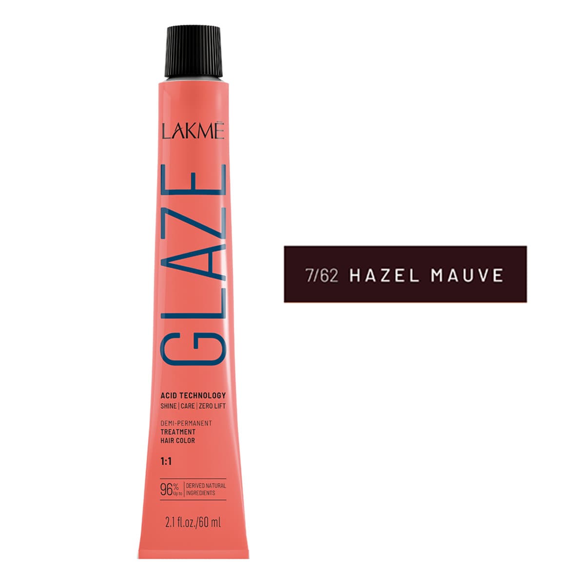Glaze, toner kwasowy do włosów, 7/62 Hazel Mauve