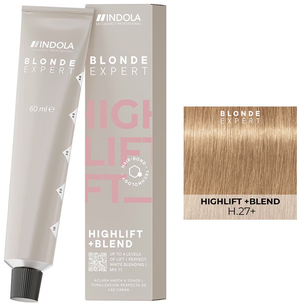 Blonde Expert Highlift +Blend, farba rozjaśniająca do 4 tonów + pokrycie białych włosów, H.27+/100.27+