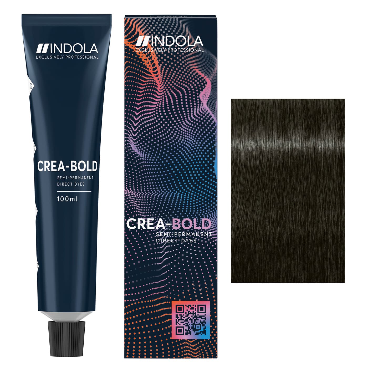 Crea Bold, farba do włosów półtrwała, Noir