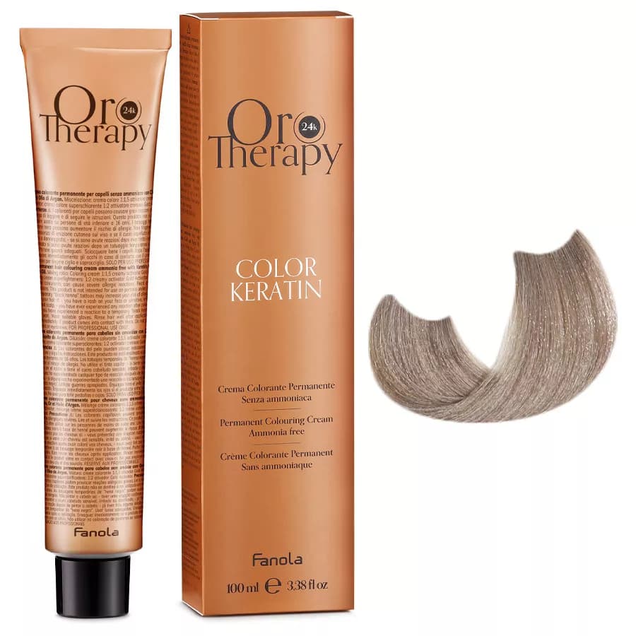 ORO THERAPY COLOR KERATIN Farba do włosów bez amoniaku - 8.13
