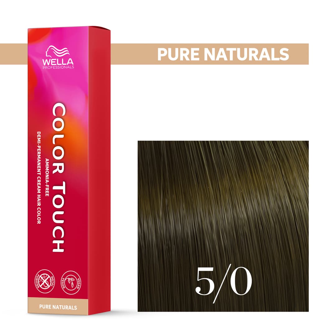 Wella Color Touch, krem tonujący bez amoniaku, 5/0
