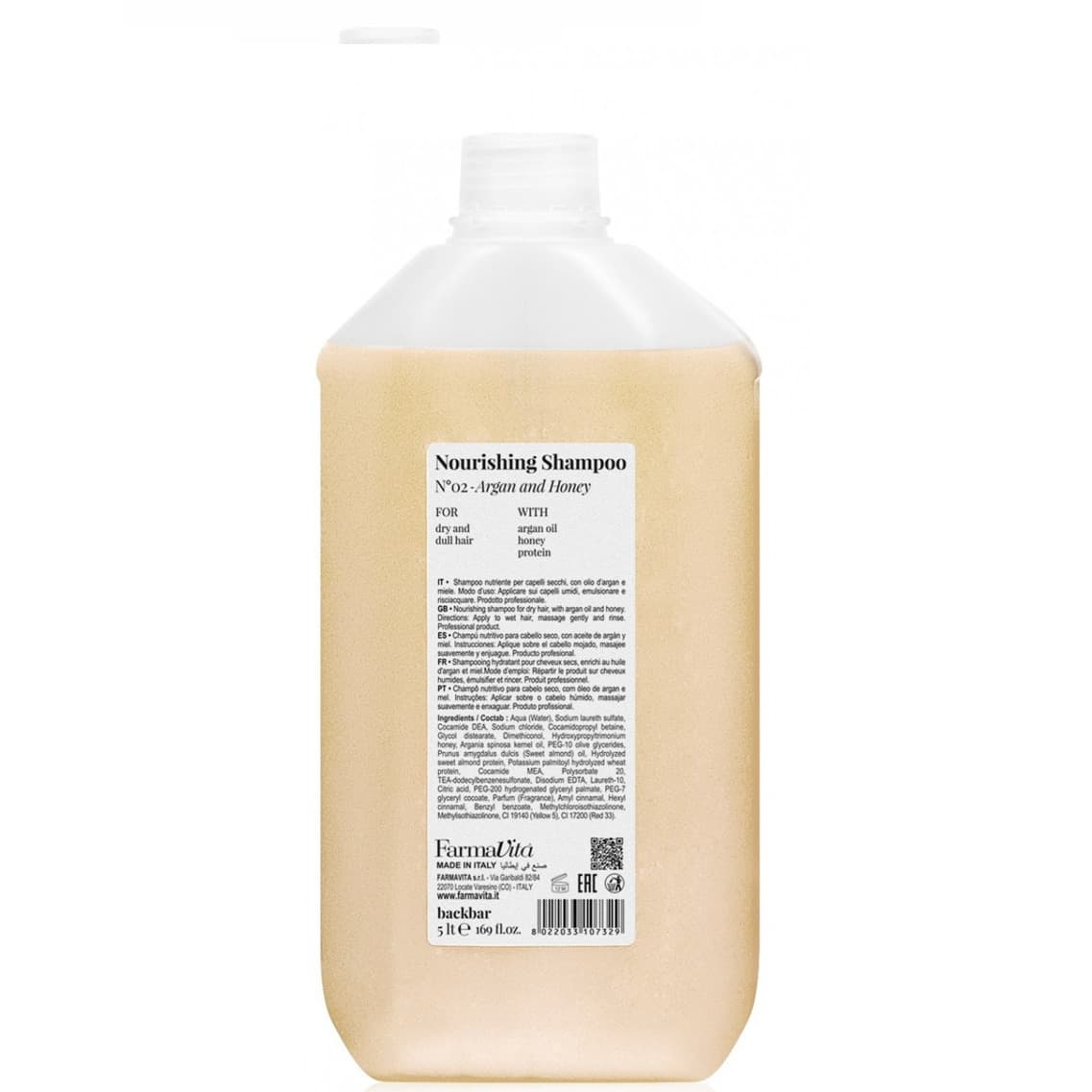 Back Bar Nourising Shampoo N°02, szampon nawilżający