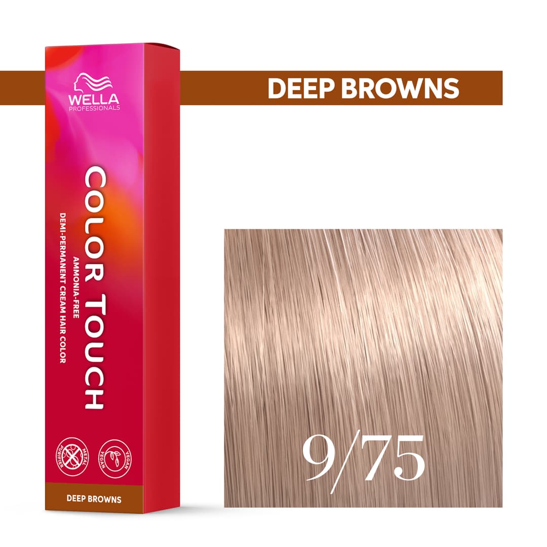 Wella Color Touch, krem tonujący bez amoniaku, 9/75