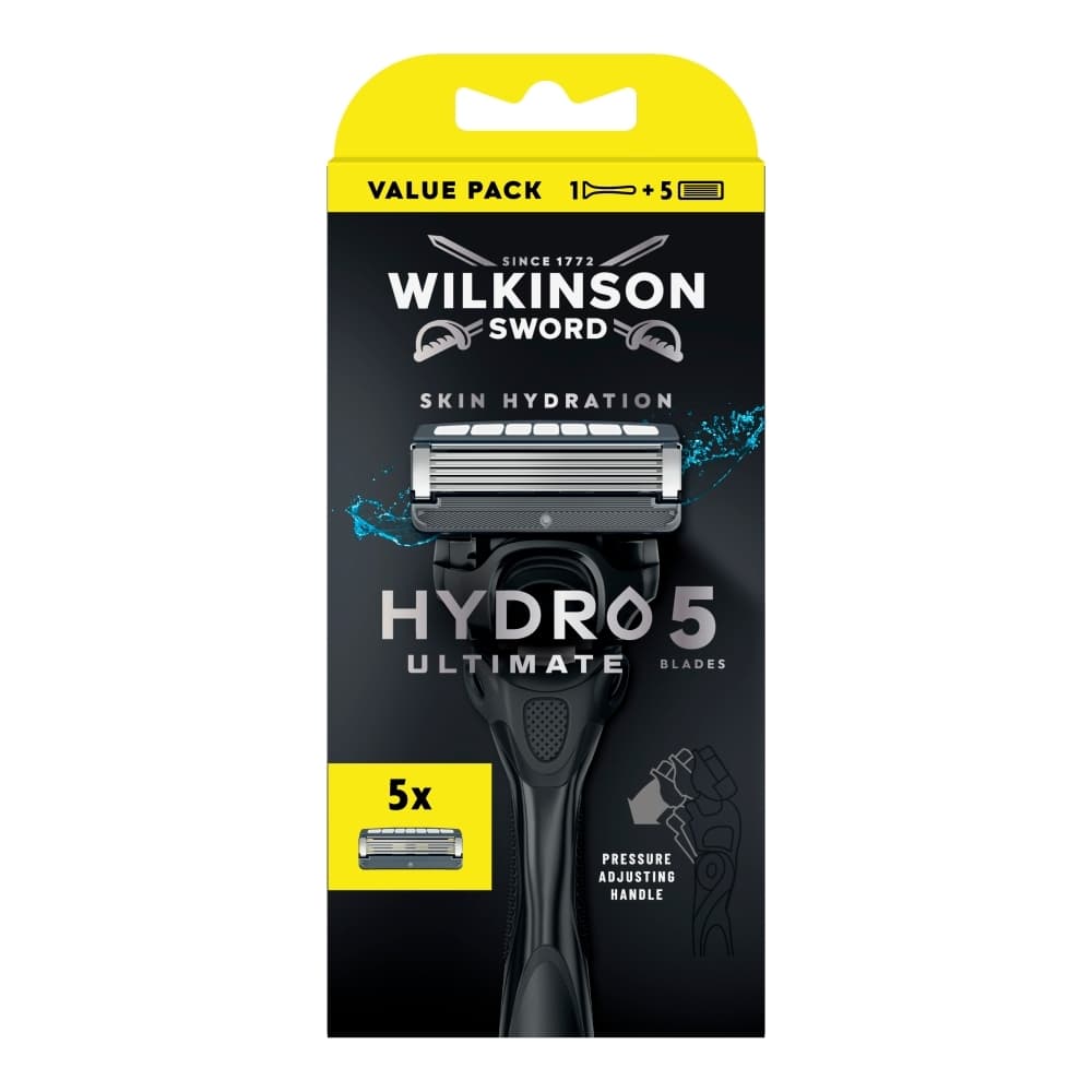 Hydro 5 Ultimate Skin Hydration maszynka do golenia z 5 ostrzami i 5 wkładów