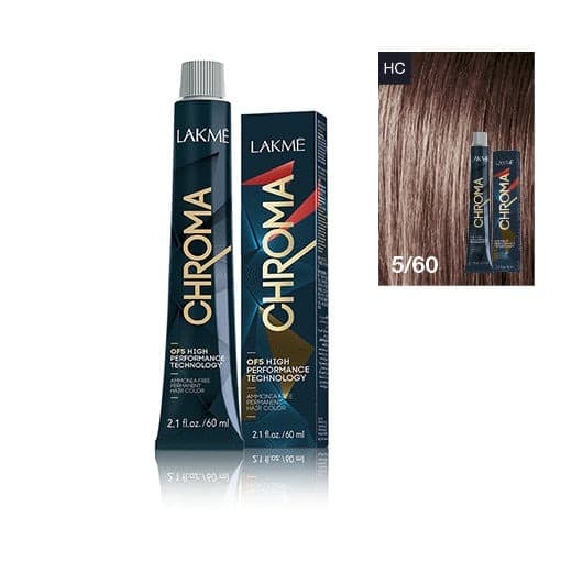 Chroma, farba do włosów o łagodnej formule, 5/60