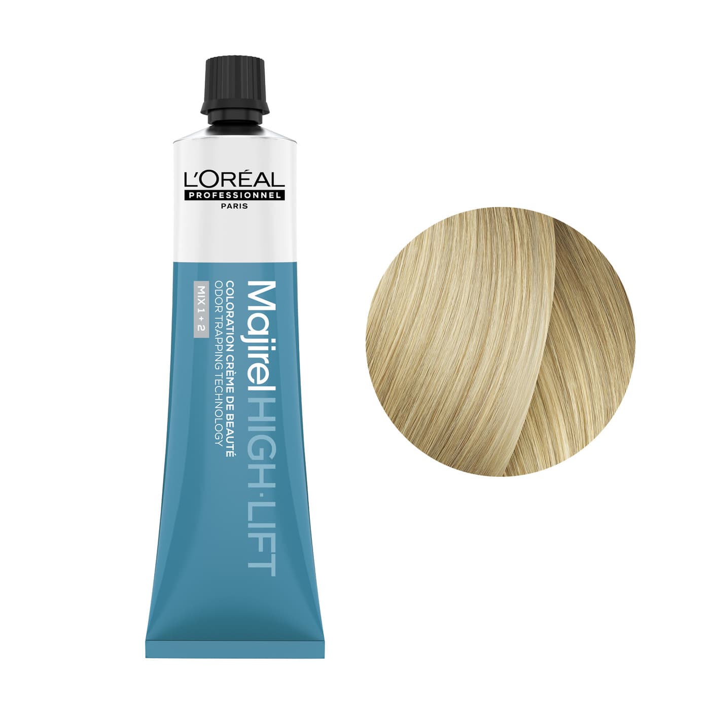 Loreal Majirel High Lift, farba do włosów, odcienie blond, beżowy