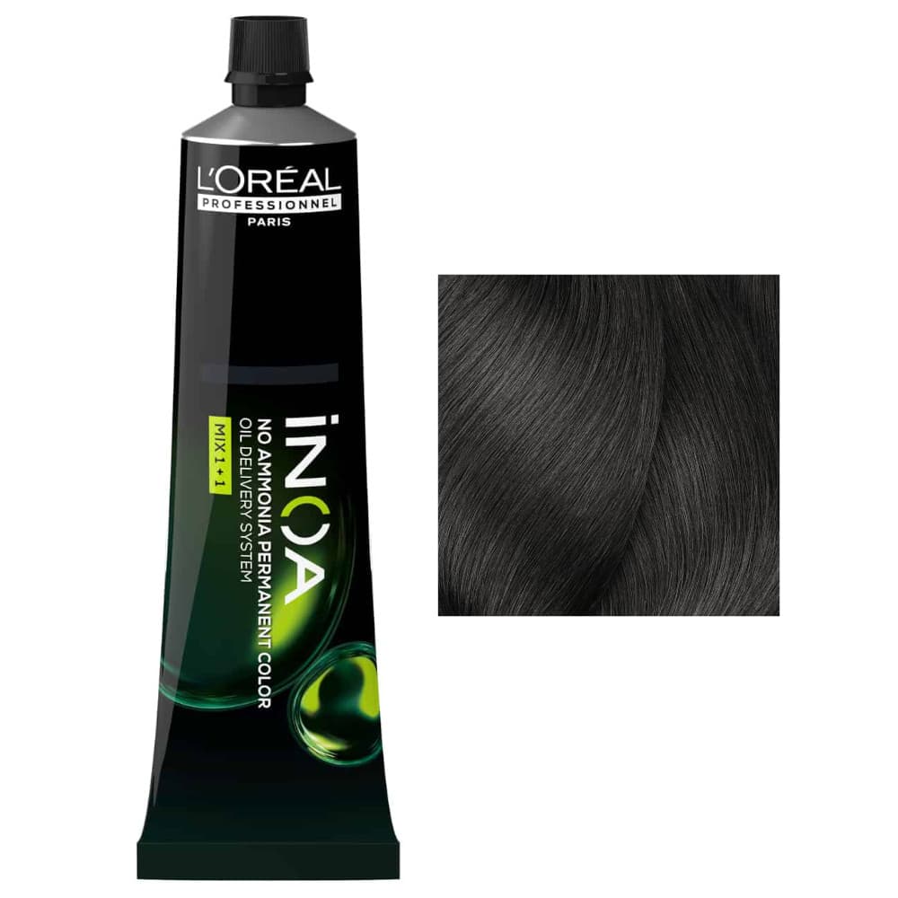 Loreal Inoa, farba do włosów w kremie bez amoniaku, 4