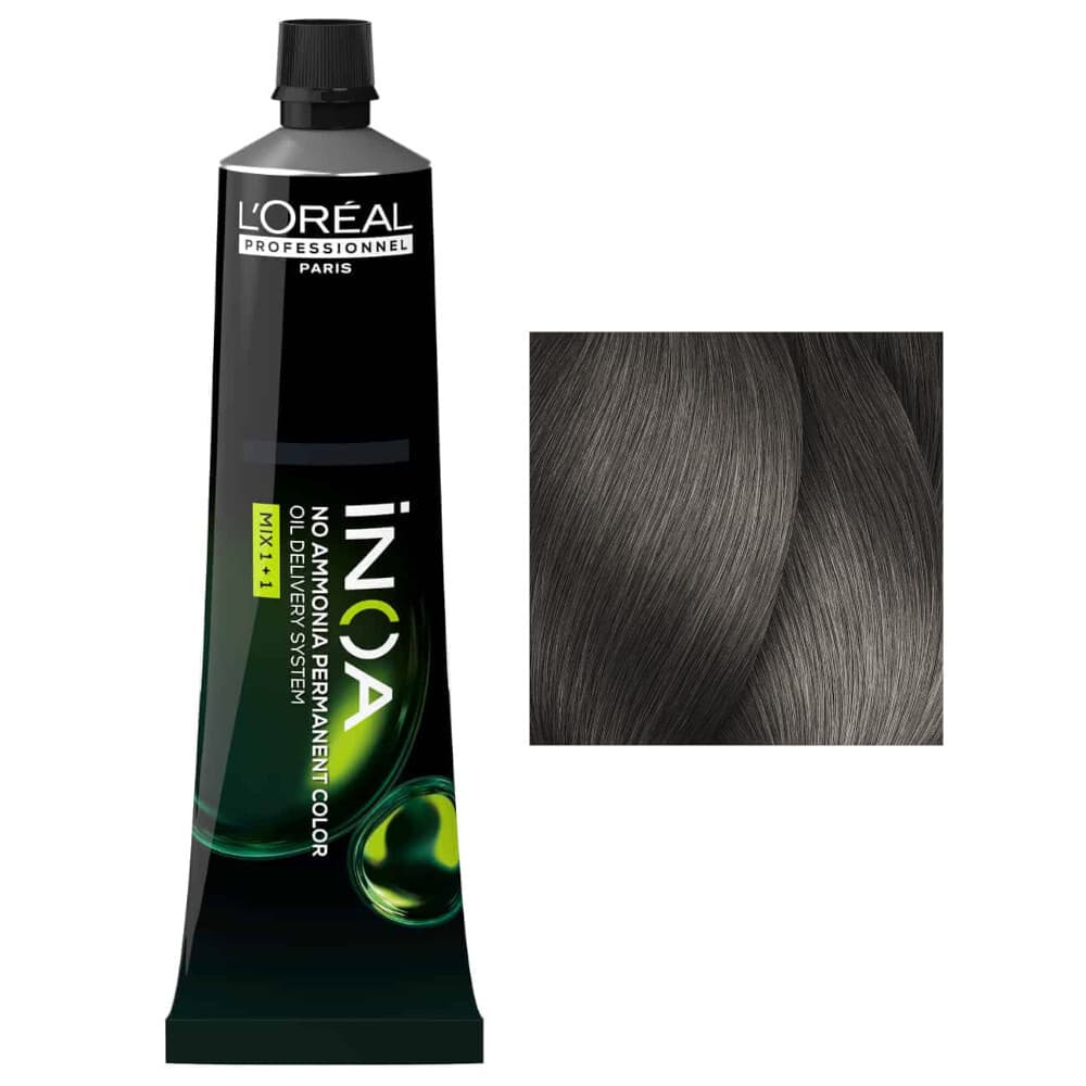 Loreal Inoa, farba do włosów w kremie bez amoniaku, 7.11 Blond Resist