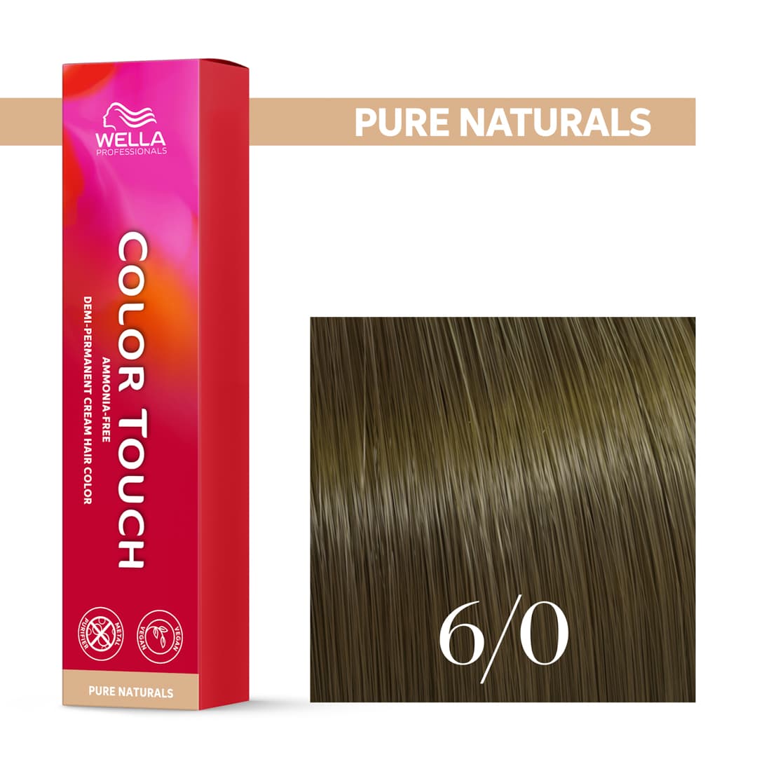 Wella Color Touch, krem tonujący bez amoniaku, 6/0