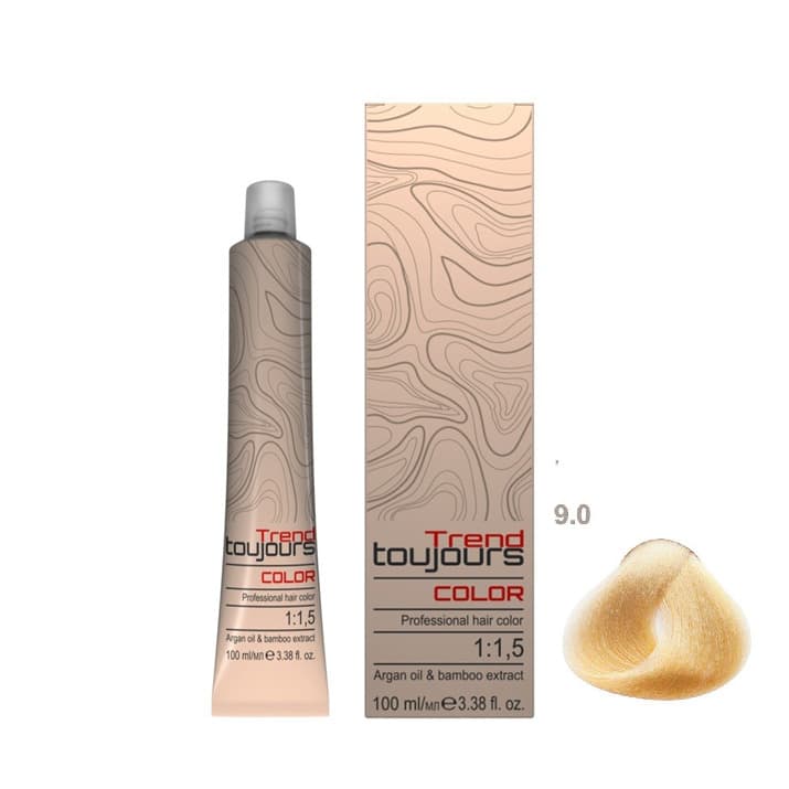 Professional Color Care, farba do włosów, 9.0