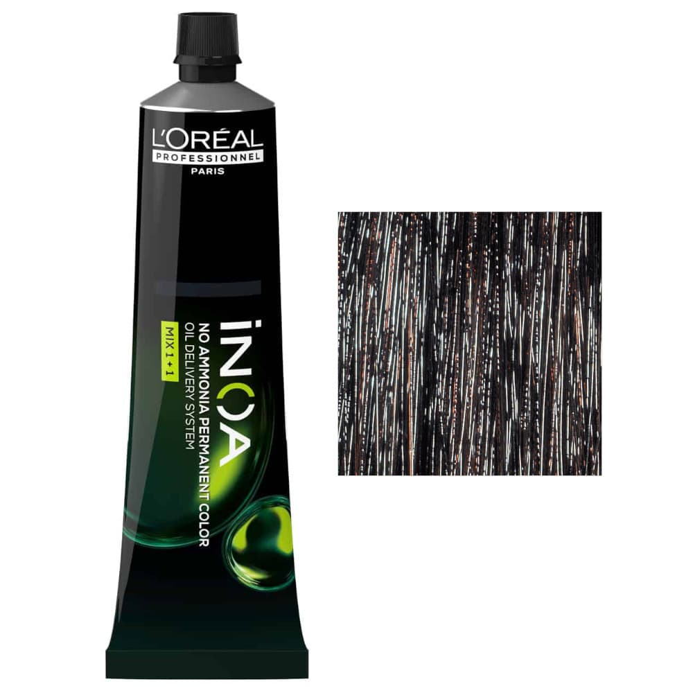Loreal Inoa, farba do włosów w kremie bez amoniaku, 2