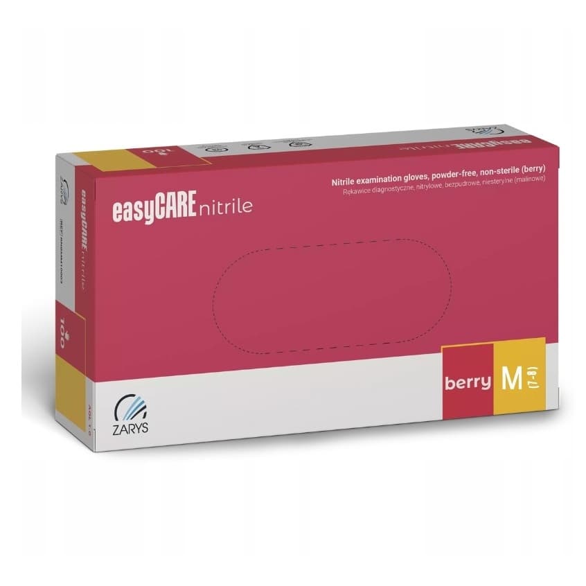 Easycare Nitrile, rękawice nitrylowe,., malinowe
