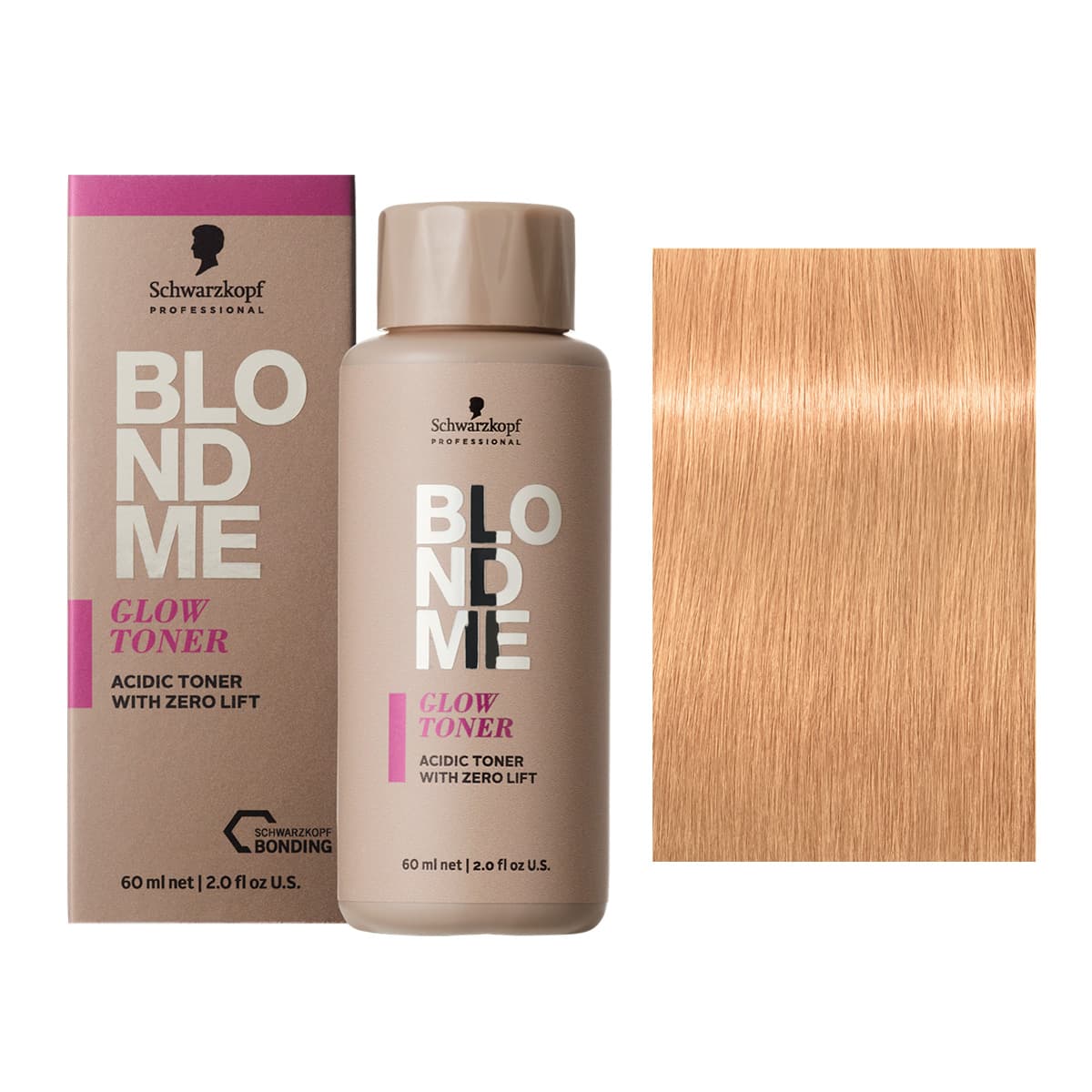 BLONDME GLOW TONER Kwasowy toner do włosów rozjaśnianych - 9,5-74 Apricot Blush