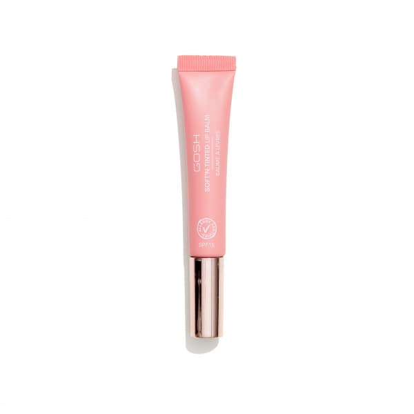 Nawilżająco - odżywczy balsam do ust z filtrem spf 15 kolor 001 Nude Soft'n Tinted Gosh