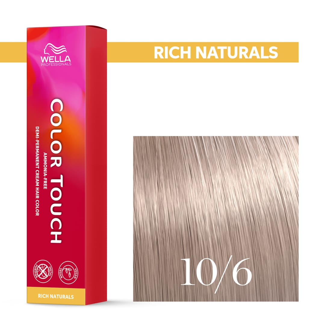 Wella Color Touch, krem tonujący bez amoniaku, 10/6