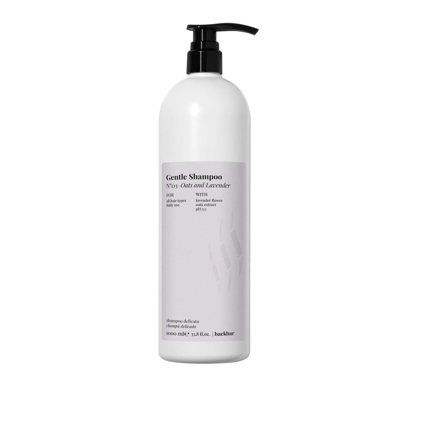 Back Bar Gentle Shampoo N°03, delikatny szampon do codziennego mycia włosów