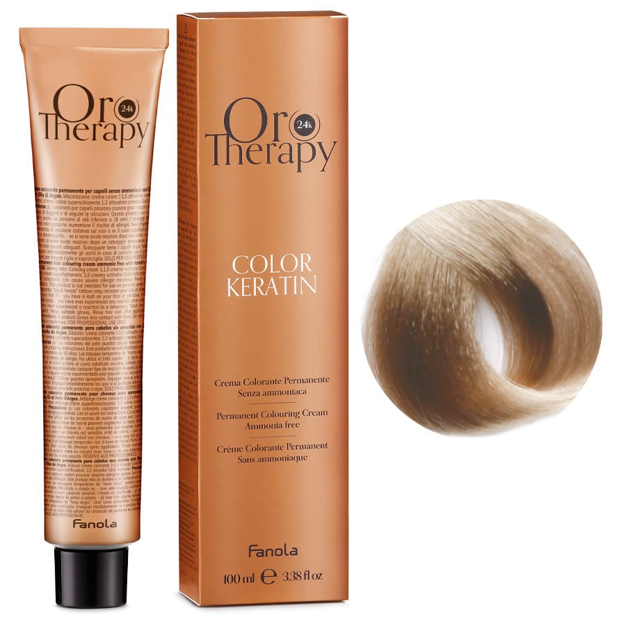 ORO THERAPY COLOR KERATIN Farba do włosów bez amoniaku - 9.1